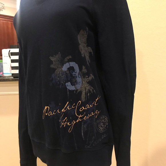 Lauren Ralph Lauren off the shoulder Sweatshirt - Picture 7 of 8